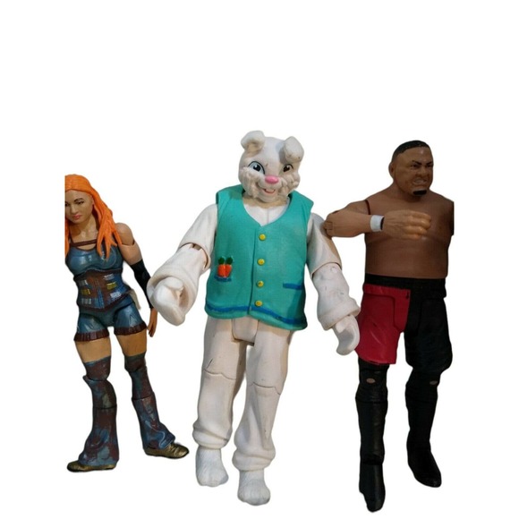 Mix Lot See Wrestlers Adam Rabbit Stone Cold Steve Austin Becky Lynch (8) - Picture 5 of 9